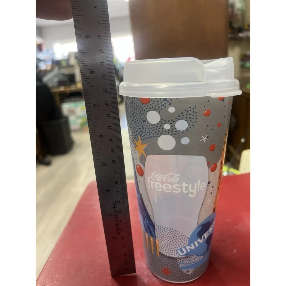 Universal Studios Orlando Coca-Cola Freestyle Whirley Drink Works! Souvenir‎ Cup